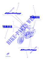 STICKER voor Yamaha BT1100 2003