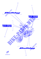 STICKER voor Yamaha BT1100 2003