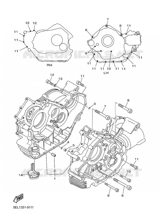 CARTERDELEN Yamaha MOTO 1100 2006 BULLDOG  BT1100