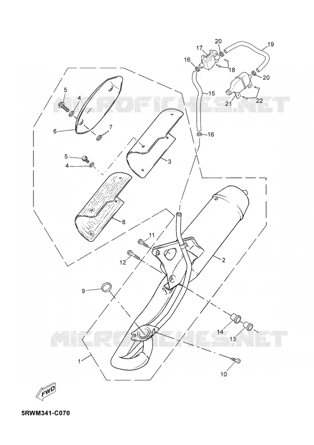 UITLAAT Yamaha SCOOTER 50 2004 JOG  CS50M