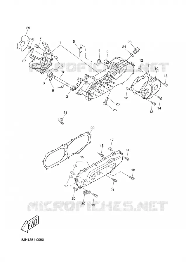 CARTERDELEN Yamaha SCOOTER 50 2003 STUNT  EW50