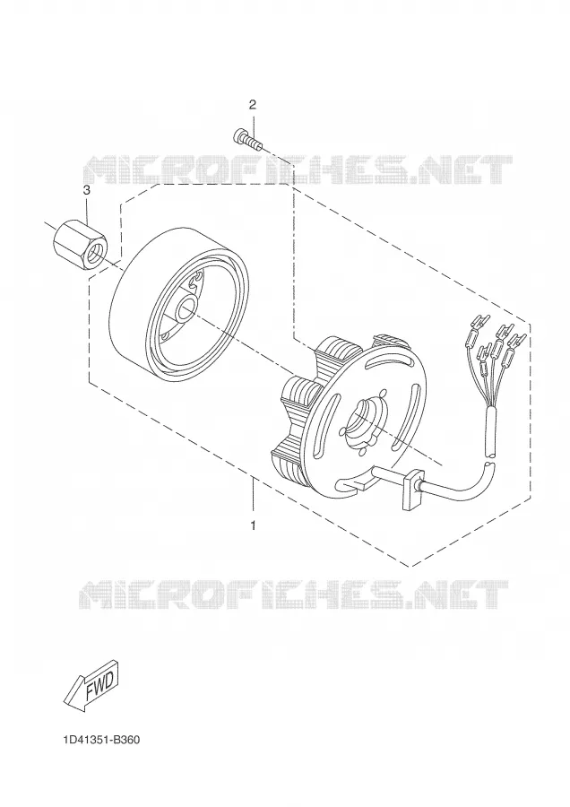 DYNAMO Yamaha MOTO 50 2008 DTR  DT50RSM