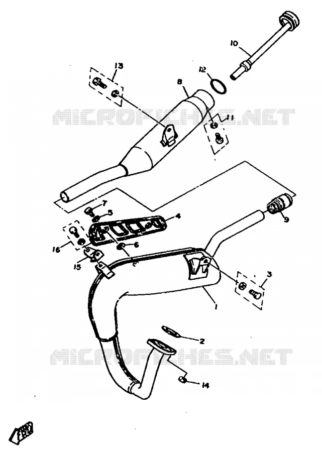 UITLAAT Yamaha MOTO 80 1987 DT  DT80