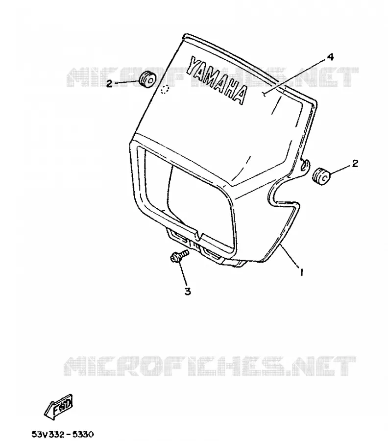 KAP 1 Yamaha MOTO 80 1986 DTLC  DT80LC
