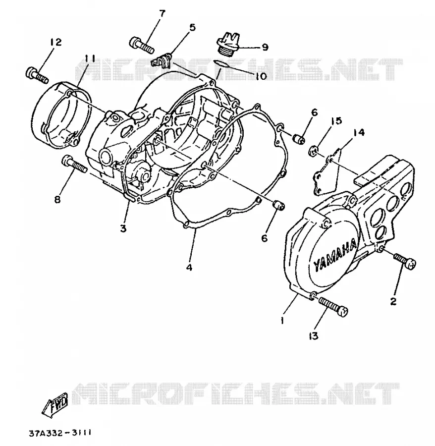 DEKSEL - MOTOR  Yamaha MOTO 80 1987 DTLC  DT80LC
