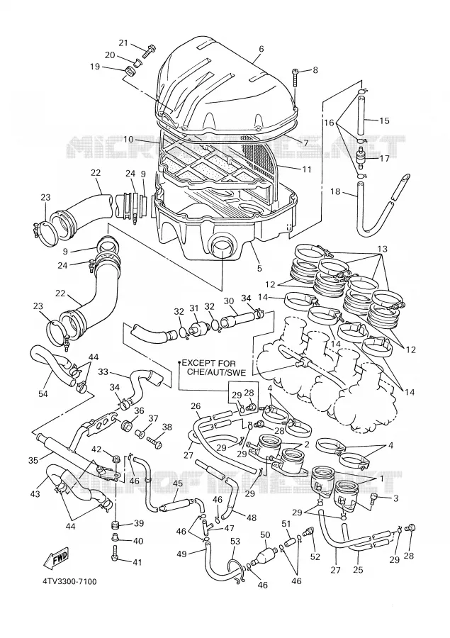 INLAAT Yamaha MOTO 600 1999 THUNDERCAT  YZF600R