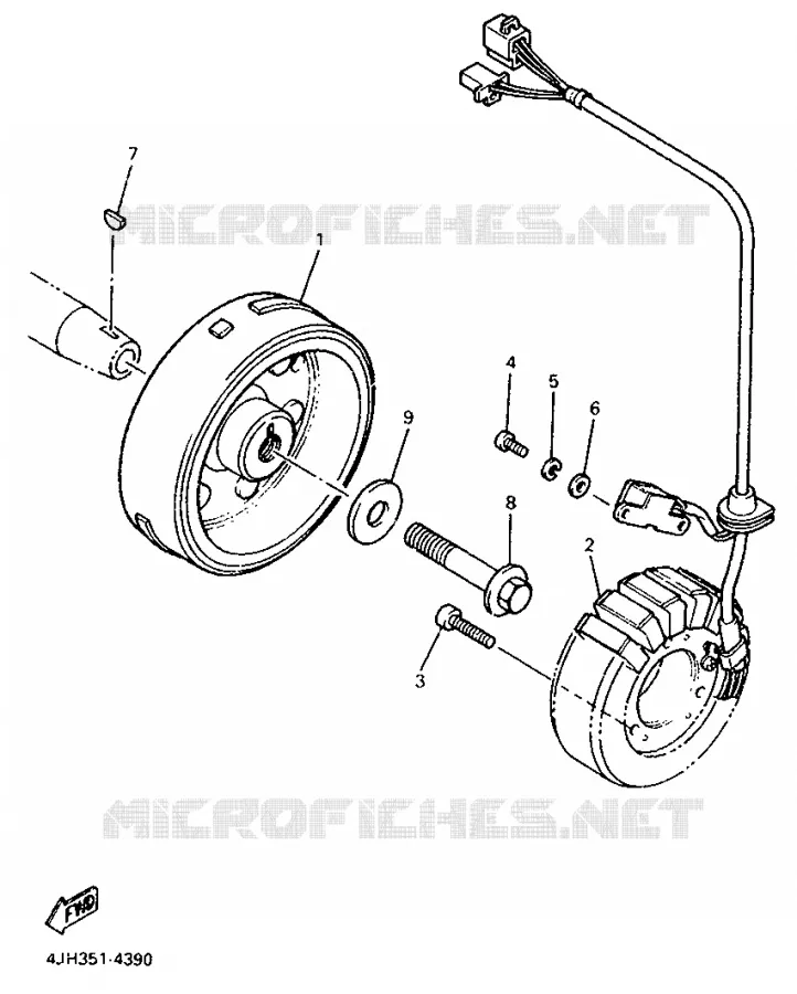 DYNAMO Yamaha MOTO 600 1997 THUNDERCAT  YZF600R