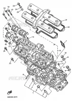 CILINDERKOP voor Yamaha YZF750R 1993