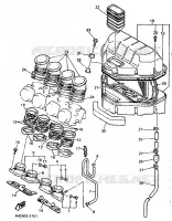 INLAAT voor Yamaha YZF750R 1993
