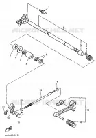 SCHAKEL STANG / PEDAAL voor Yamaha YZF750R 1993