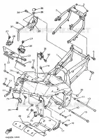 FRAME voor Yamaha YZF750R 1993