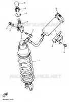 ACHTER SCHOKBREKER voor Yamaha YZF750R 1993