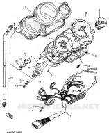 TELLERSET voor Yamaha YZF750R 1993