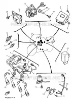 ELECTRISCH 1 voor Yamaha YZF750R 1993