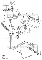 STUUR / KABEL voor Yamaha YZF750R 1993