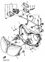 KOPLAMP voor Yamaha YZF750R 1993