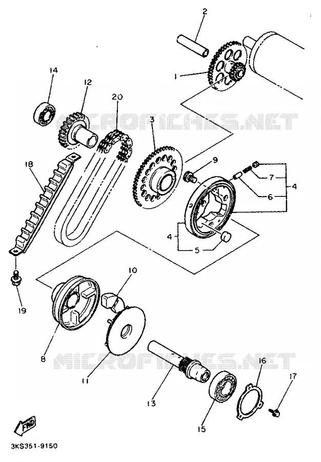 STARTMOTOR Yamaha MOTO 750 1995 YZF  YZF750R