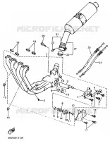 UITLAAT voor Yamaha YZF750SP 1993