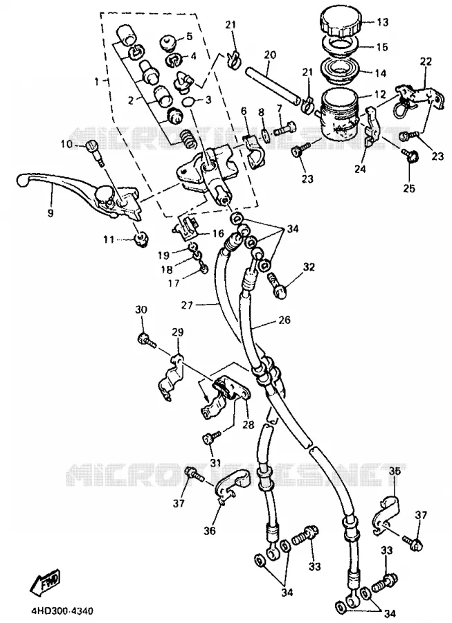 POMP VOOR Yamaha MOTO 750 1994 YZF  YZF750SP