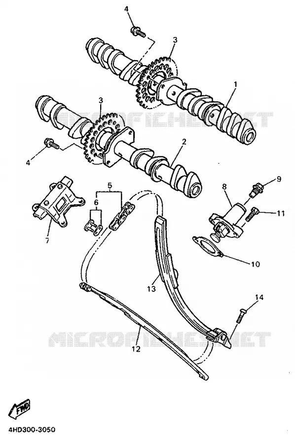 NOKKENAS / KETTING Yamaha MOTO 750 1996 YZF  YZF750SP