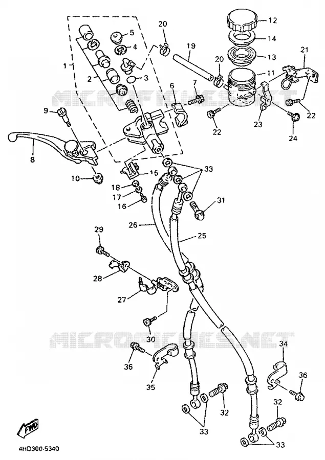 POMP VOOR Yamaha MOTO 750 1996 YZF  YZF750SP