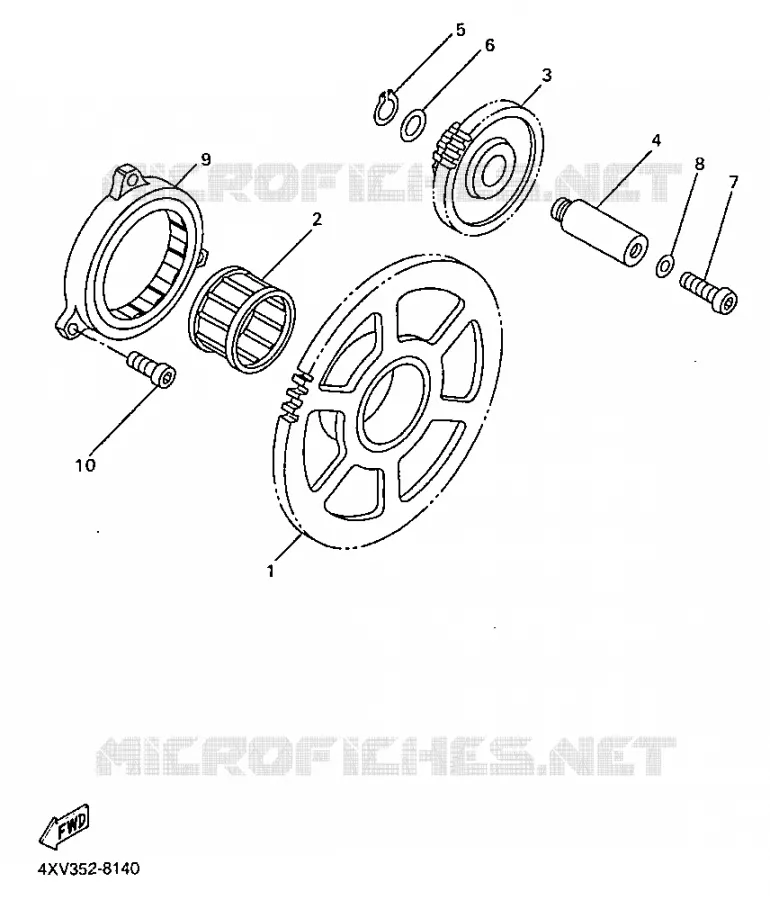 STARTMOTOR Yamaha MOTO 1000 1998 R1  YZF-R1
