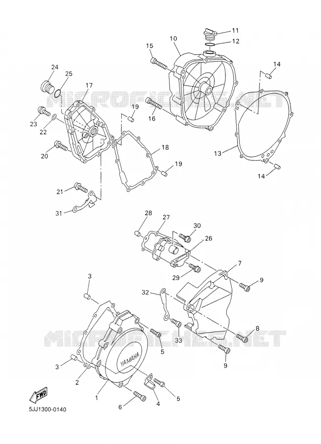 DEKSEL - MOTOR 1 Yamaha MOTO 1000 2001 R1  YZF-R1