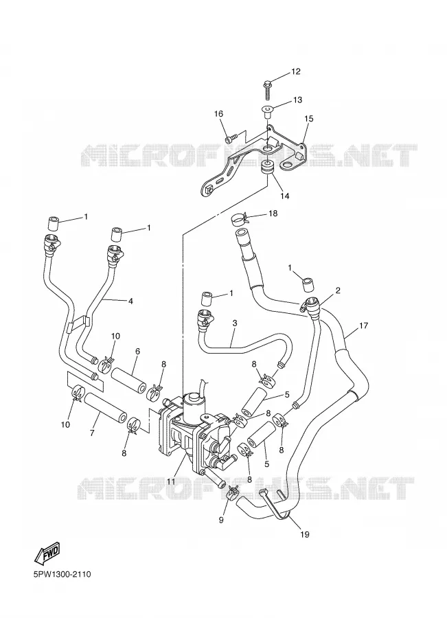 AIR INDUCTION SYSTEM AIS Yamaha MOTO 1000 2002 R1  YZF-R1