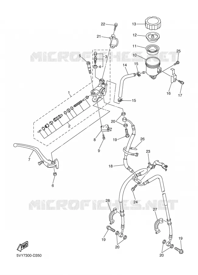 POMP VOOR Yamaha MOTO 1000 2006 R1  YZF-R1S