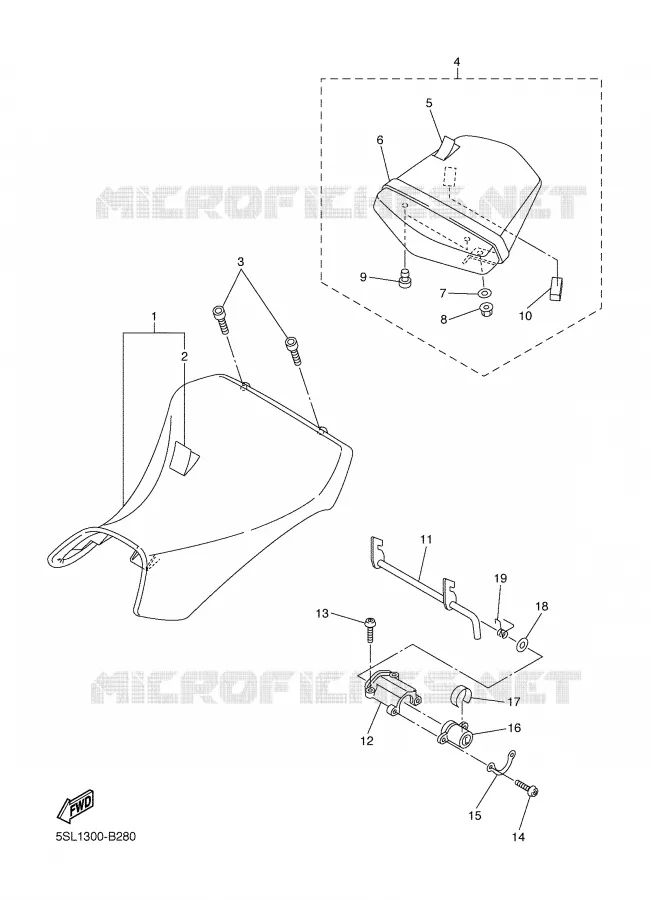 SELLE Yamaha MOTO 600 2004 R6  YZF-R6