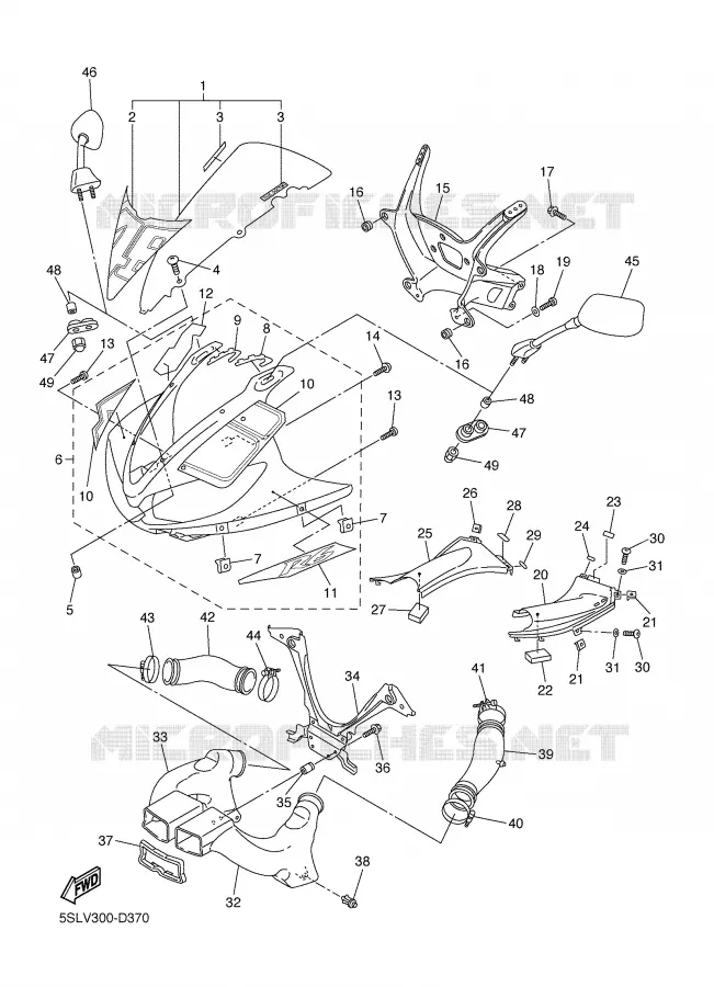 KAP 1 Yamaha MOTO 600 2005 R6  YZF-R6T