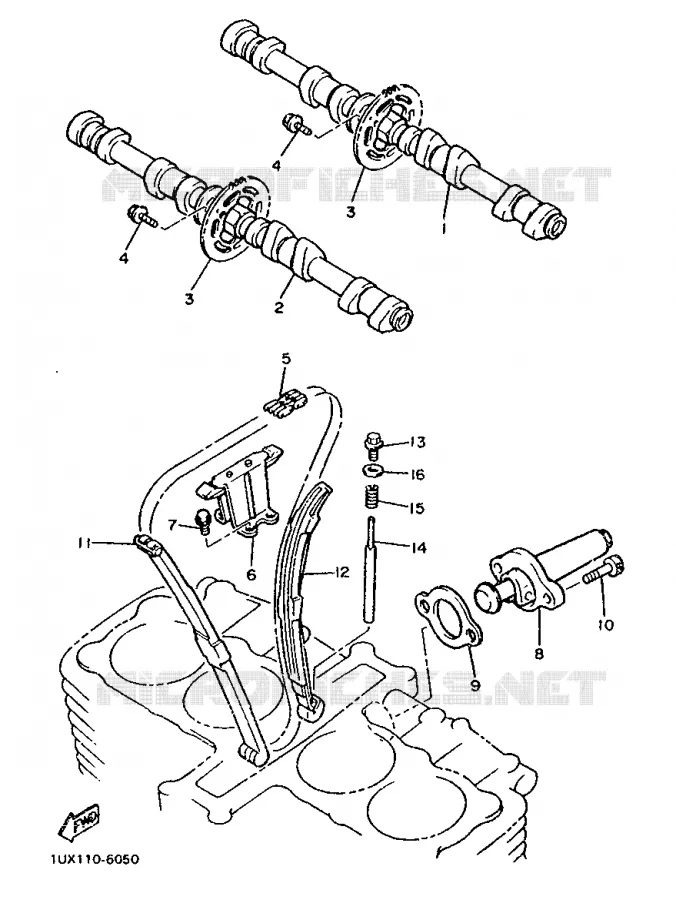 NOKKENAS / KETTING Yamaha MOTO 1200 1987 FJ  FJ1200