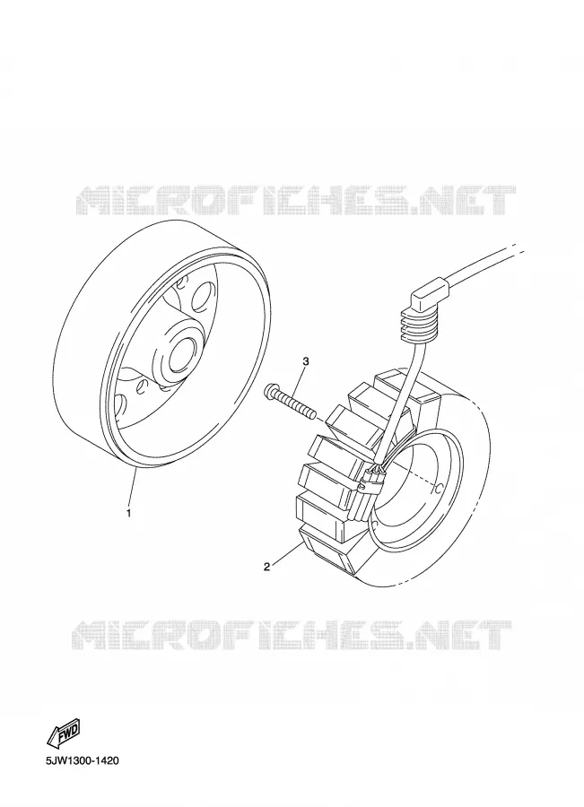 DYNAMO Yamaha MOTO 1300 2003 FJR ABS  FJR1300A