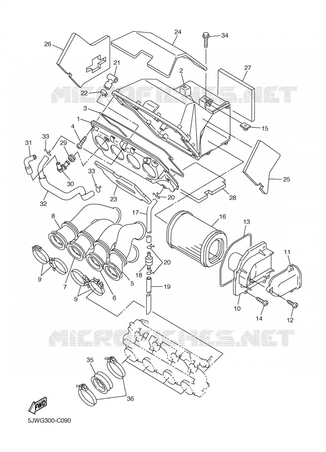 INLAAT Yamaha MOTO 1300 2005 FJR ABS  FJR1300A