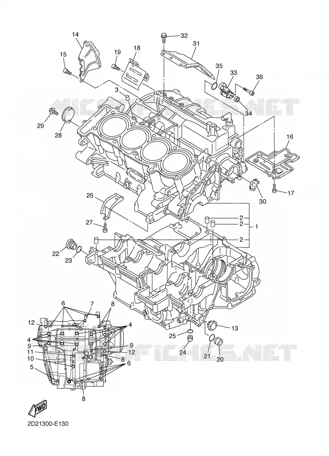 CARTERDELEN Yamaha MOTO 1300 2007 FJR  FJR1300AS