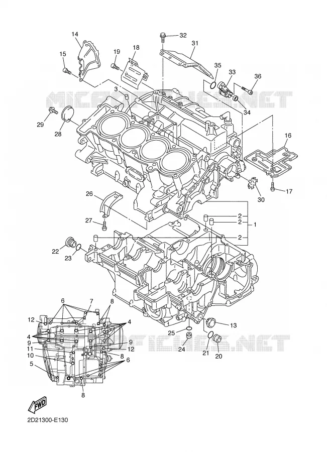 CARTERDELEN Yamaha MOTO 1300 2008 FJR AS ABS  FJR1300ASX