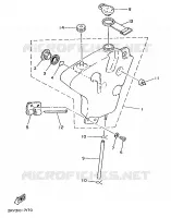 BENZINE TANK voor Yamaha FS1 1987