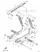 ACHTERBRUG / SCHOKBREKER voor Yamaha FS1 1987