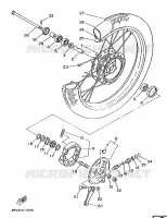 VOORWIEL voor Yamaha FS1 1987