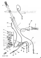 STUUR / KABEL voor Yamaha FS1 1987