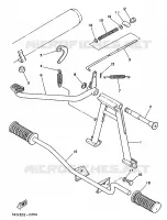 STANDAARD / VOETSTEUN voor Yamaha FS1 1987