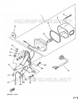 ACHTERLICHT voor Yamaha FS1 1987