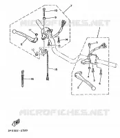 STUURSCHAKELAAR / HEVEL voor Yamaha FS1 1987