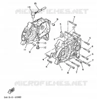 CARTERDELEN voor Yamaha FS1 1987