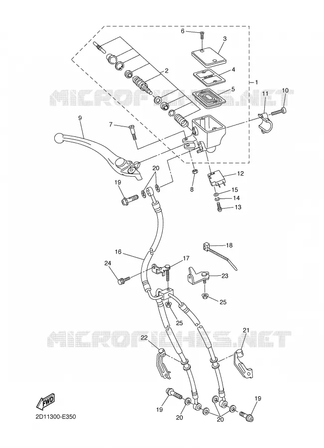 POMP VOOR Yamaha MOTO 1000 2006 FZ1  FZ1-N FAZER _