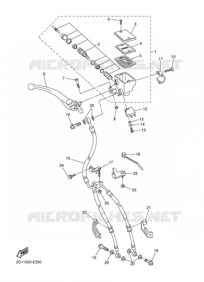 POMP VOOR Yamaha MOTO 1000 2007 FZ1  FZ1-N FAZER _