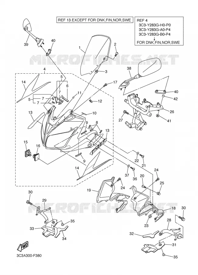 KAP 1 Yamaha MOTO 1000 2007 FAZER  FZ1-S