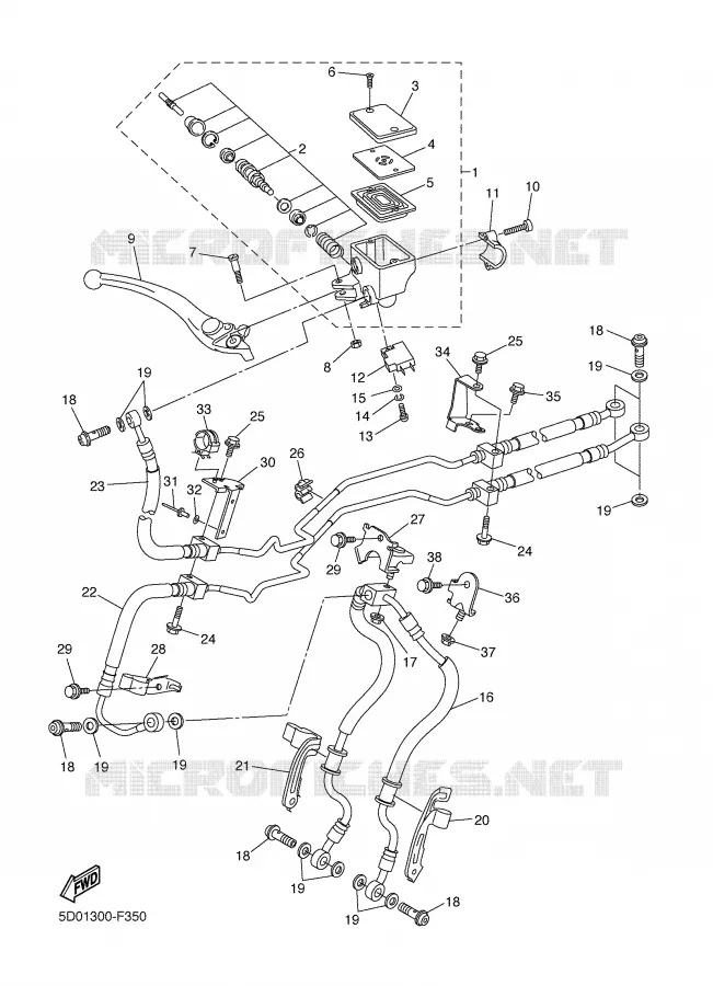 POMP VOOR Yamaha MOTO 1000 2007 FAZER ABS  FZ1-SA