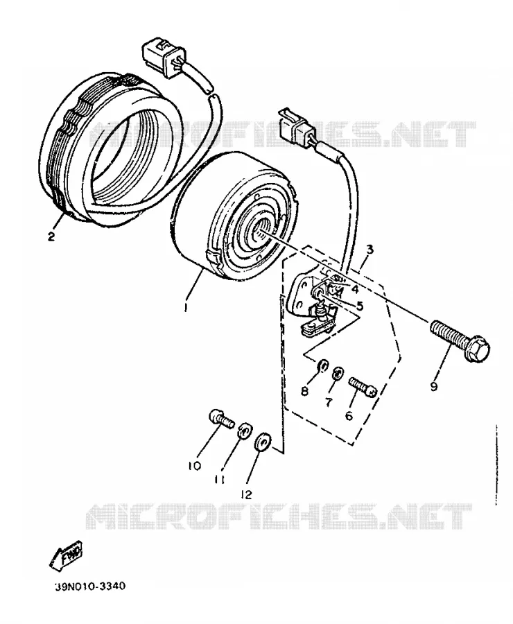 DYNAMO Yamaha MOTO 600 1986 FZ  FZ600