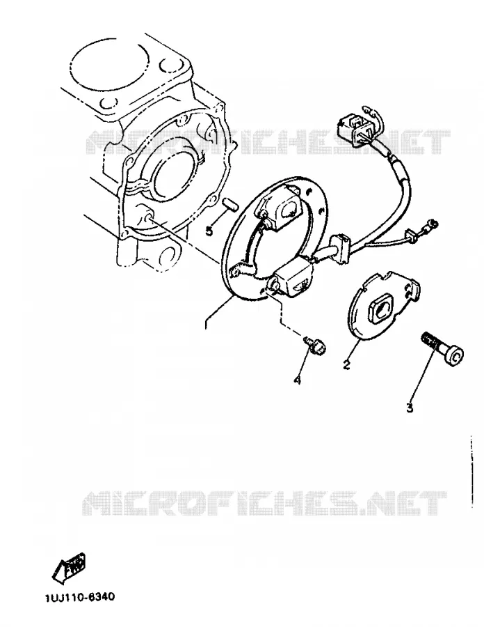 DYNAMO PICKUP Yamaha MOTO 600 1988 FZ  FZ600